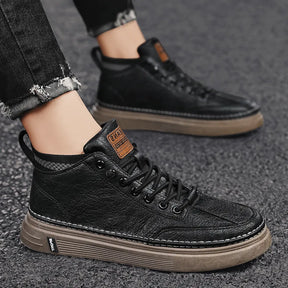 Tênis Masculino Supreme Couro - Cano Alto
